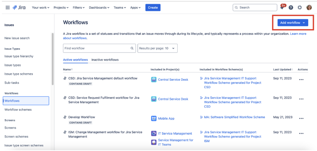 Create workflows